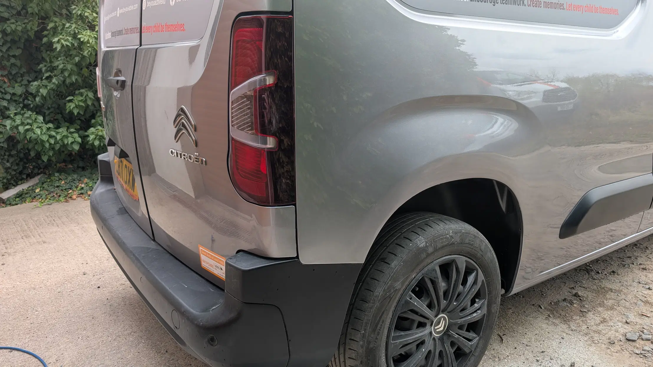 Grey Citroën Berlingo van after bodywork repair